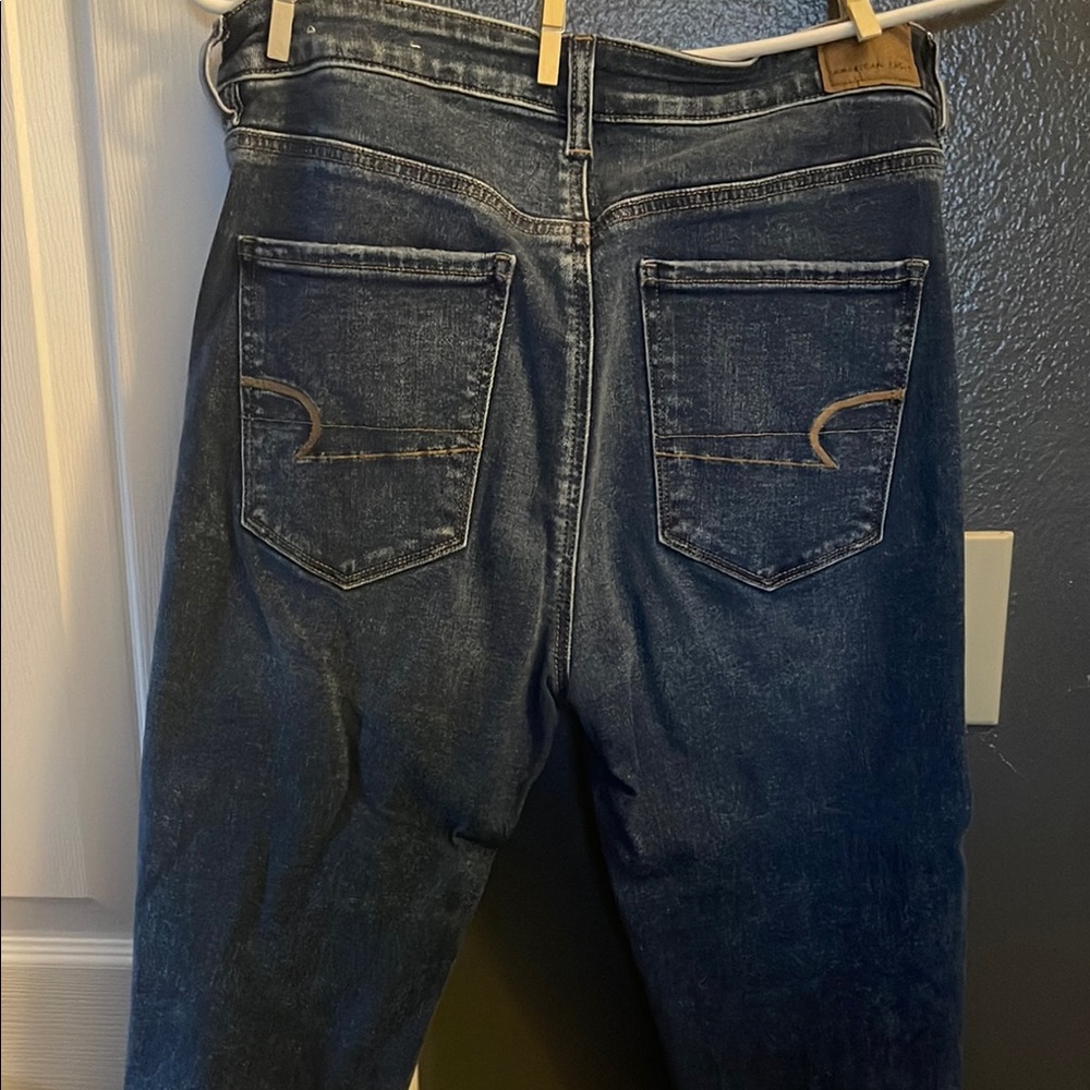 Distressed Blue Jeans - Picture 2 of 4